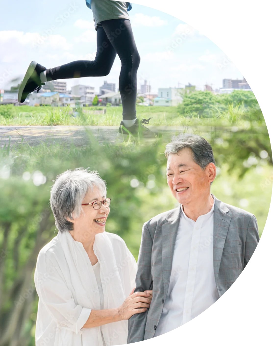 笑顔のご夫婦